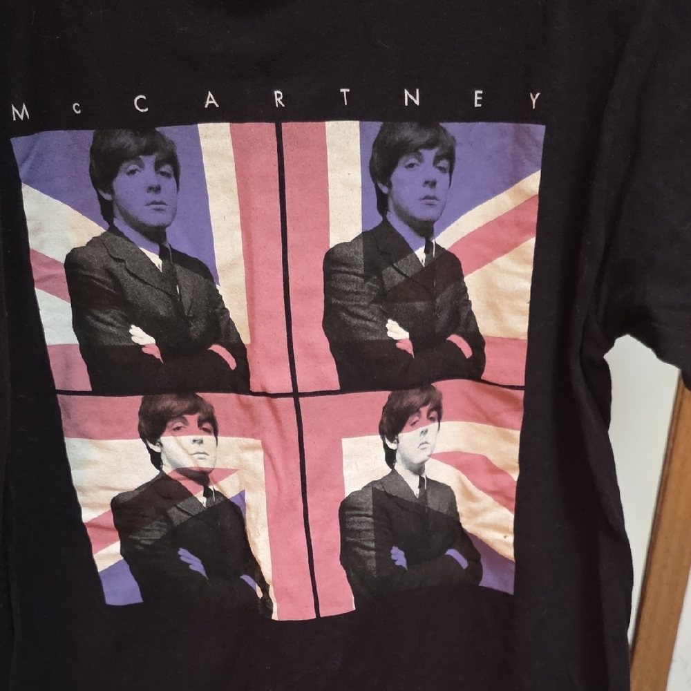 Paul McCartney Black Graphic Tee